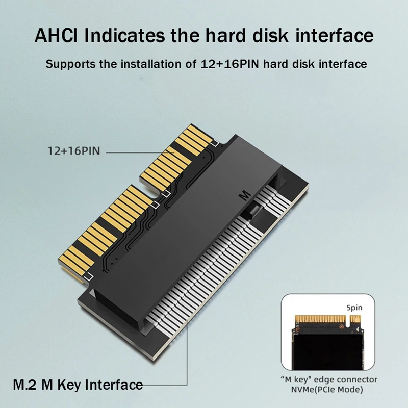 Carte adaptateur de disque dur M.2 NVcloser, carte de mise à niveau pour Air/Pro 2013-2017