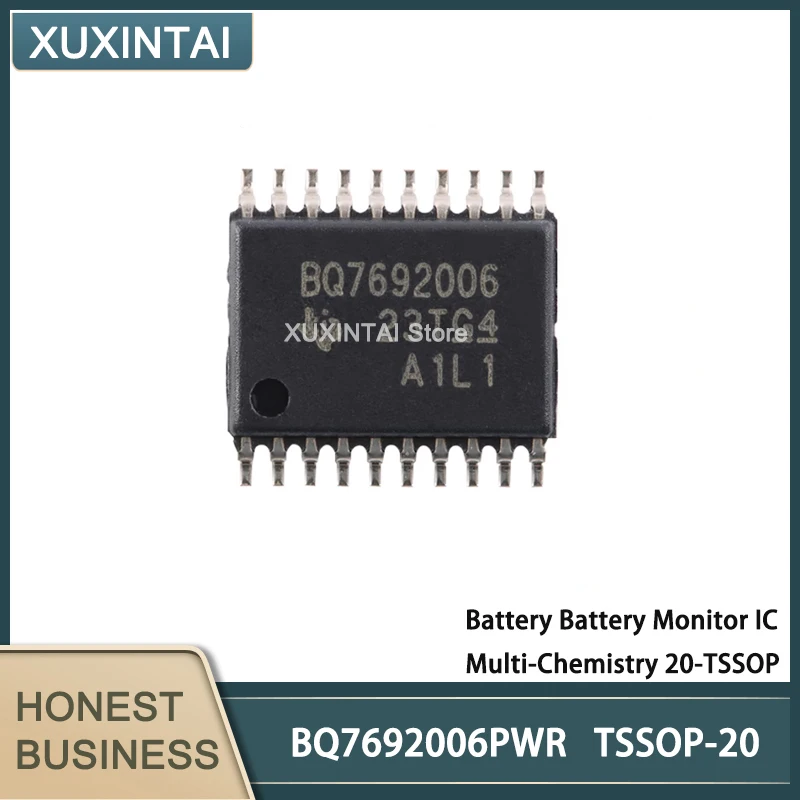 10Pcs/Lot  New Original  BQ7692006PWR BQ7692006 Battery Battery Monitor IC Multi-Chemistry 20-TSSOP