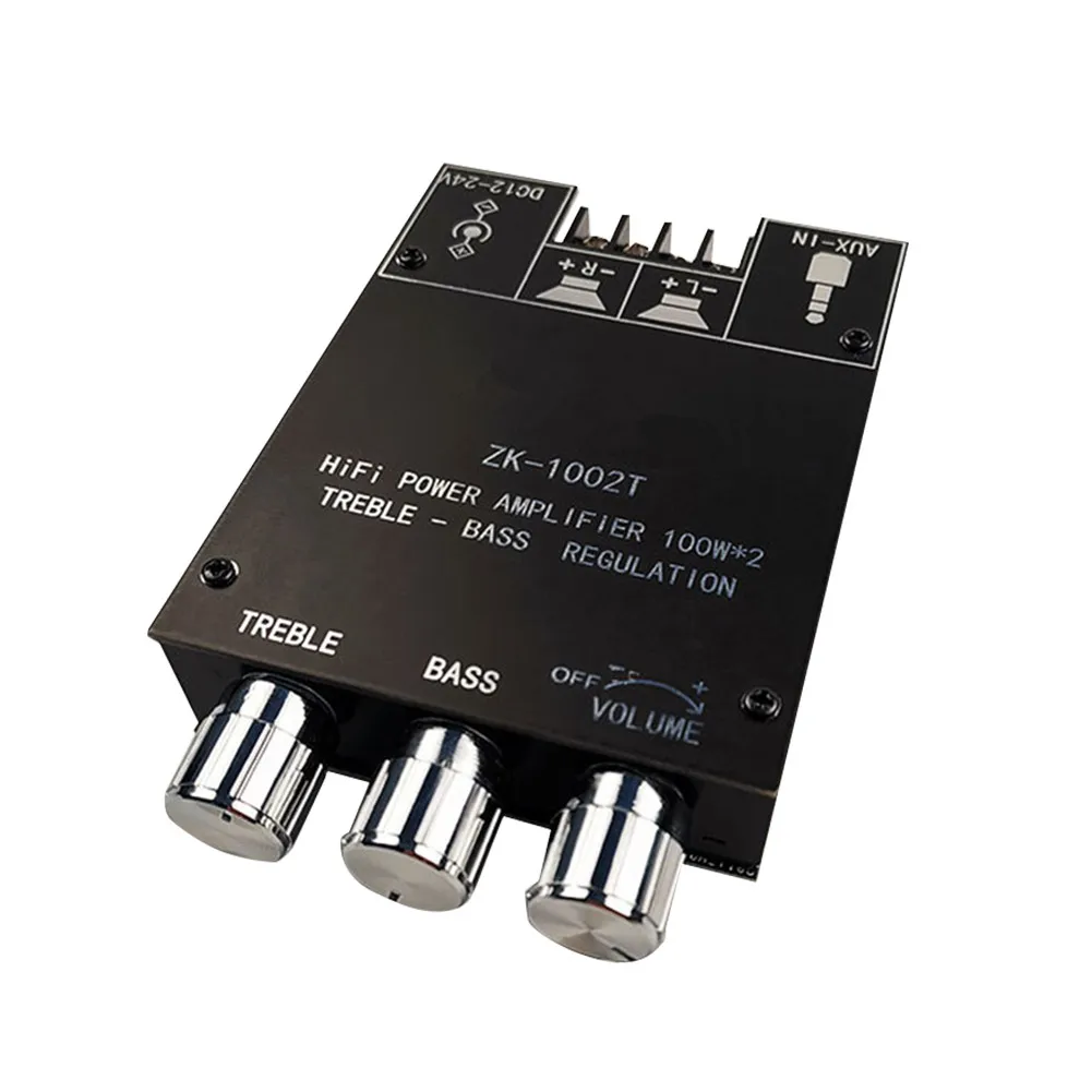 2*50W/2*100W Treble Bass Control TPA3116D2 BT 5.0 Subwoofer Amplifier Board 2.0 CH Power  o Stereo Equalizer Module