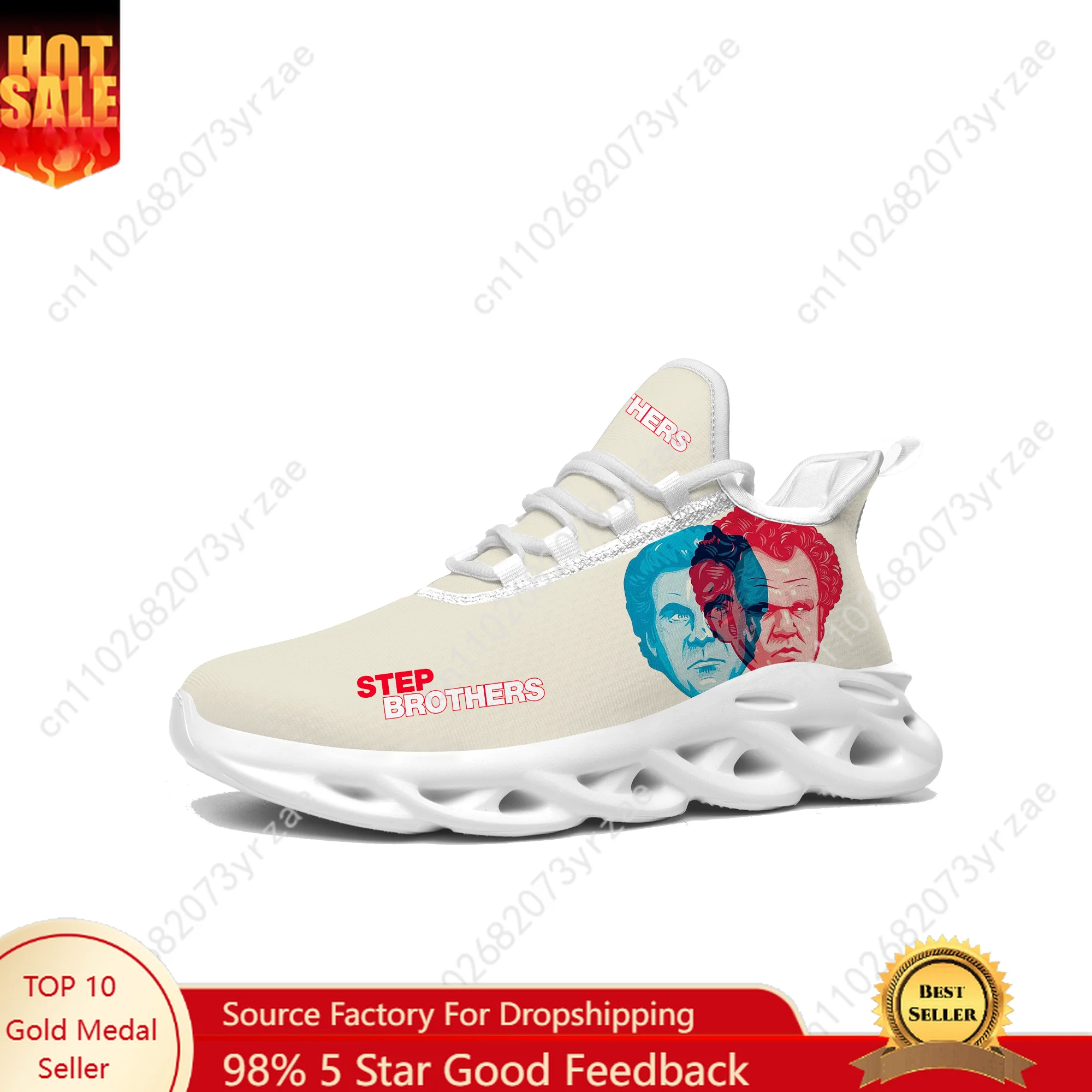 

Step Brothers Flat Sneaker Shoes Mens Womens Sports Shoe High Quality Personalized Fashion Comfortable Sneakers Custom Footwe
