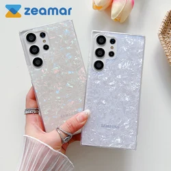 Dream Conch Texrure Glitter Case For Samsung Galaxy S23 S22 S21 S20 FE Note 10 20 Plus Ultra A54 A34 A14 A53 A13 A72 A52 A22 A71