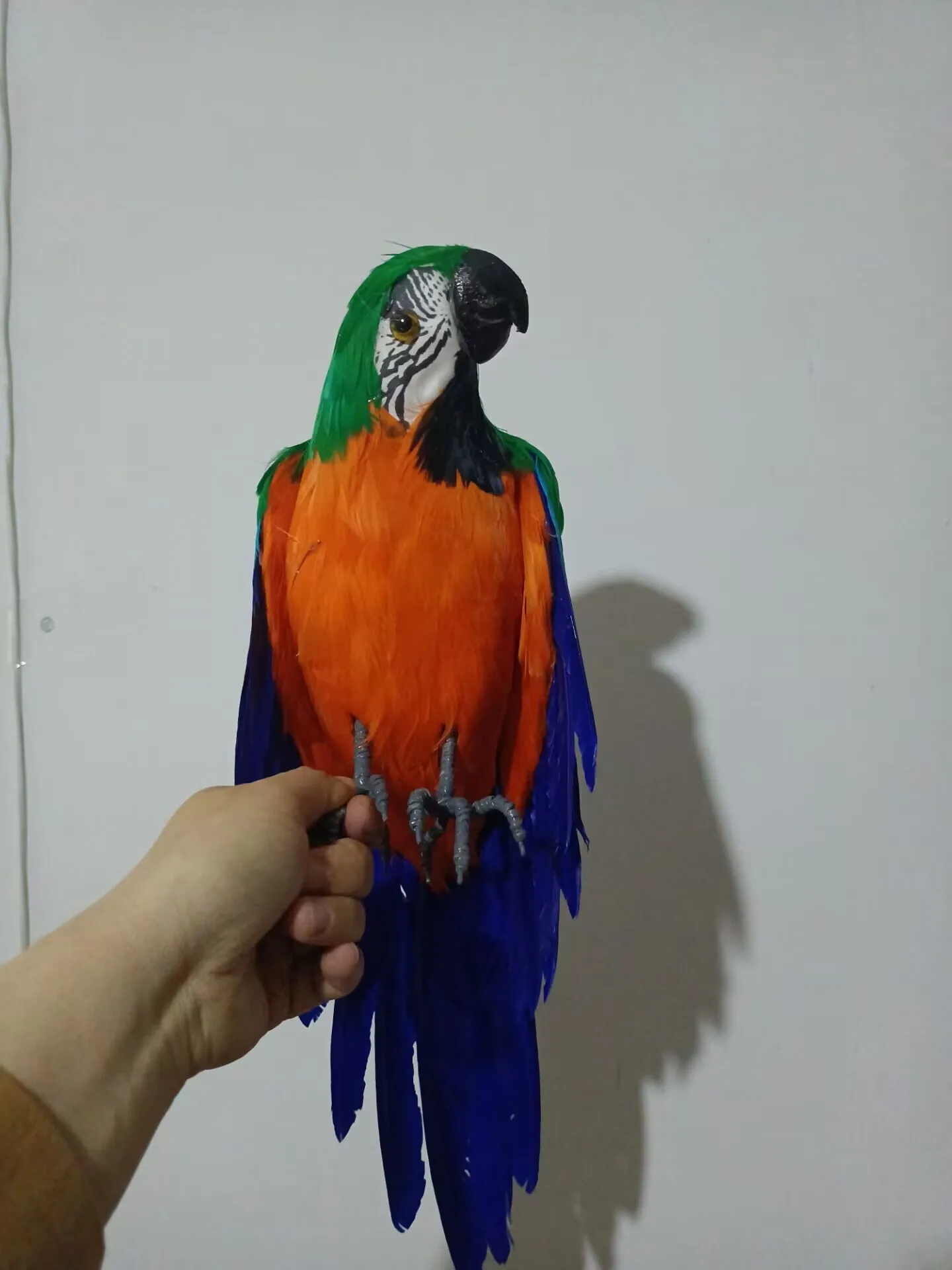 

big foam&feather Simulation wings Parrot Garden Decoration Gift about 48cm d0567