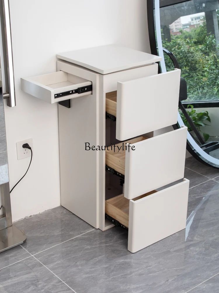 Barber Shop Multi-Function Tool Cabinet Hair Salon Storage Drawer Storage Cabinet