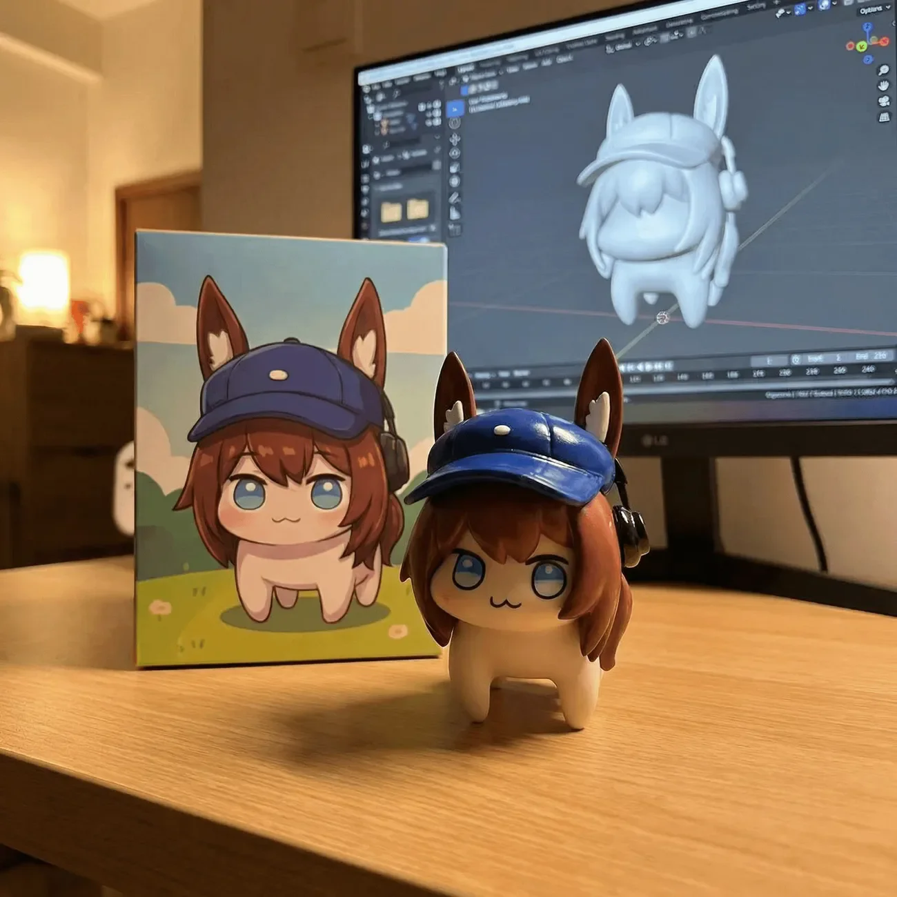 

Game Arknights Amiya Cosplay Anime Cartoon Q-version Model Figurine desktop decoration ornament Xmas Gift birthday