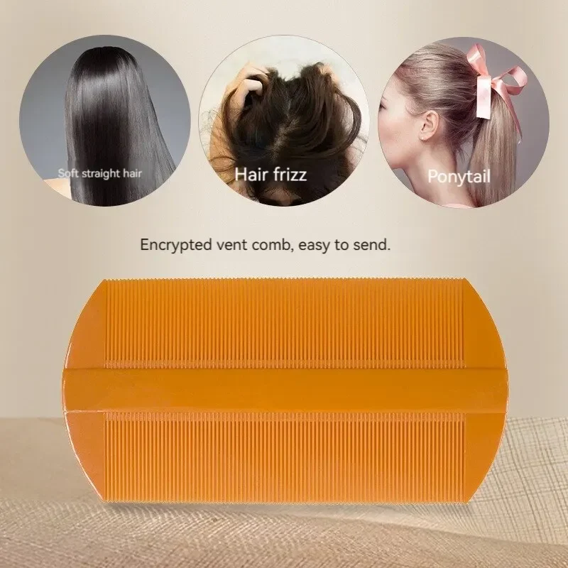 

Encrypted Teeth To Remove Head Lice Fine Teeth Bamboo Dense Comb Children Shaving Dandruff Old-fashioned Lice Comb