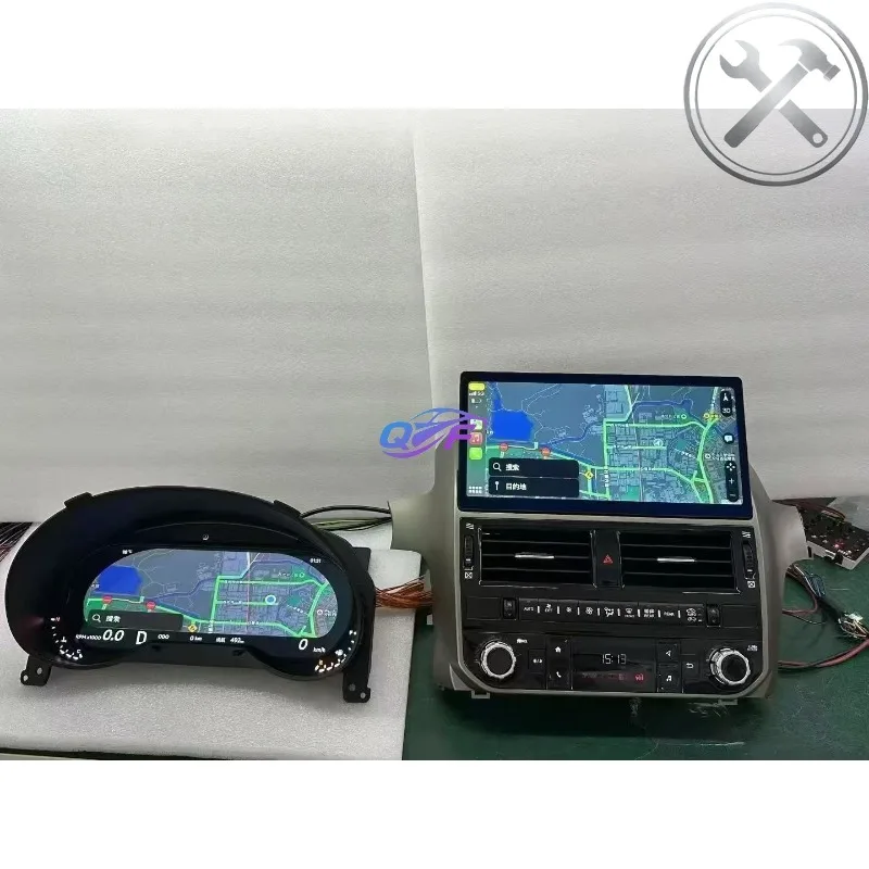 

12.3" LINUX 1GB Ram 4GB Rom LCD Dashboard Speedometer Digital Instrument Cluster Panel Auto Parts for Prado 150 2018-2019
