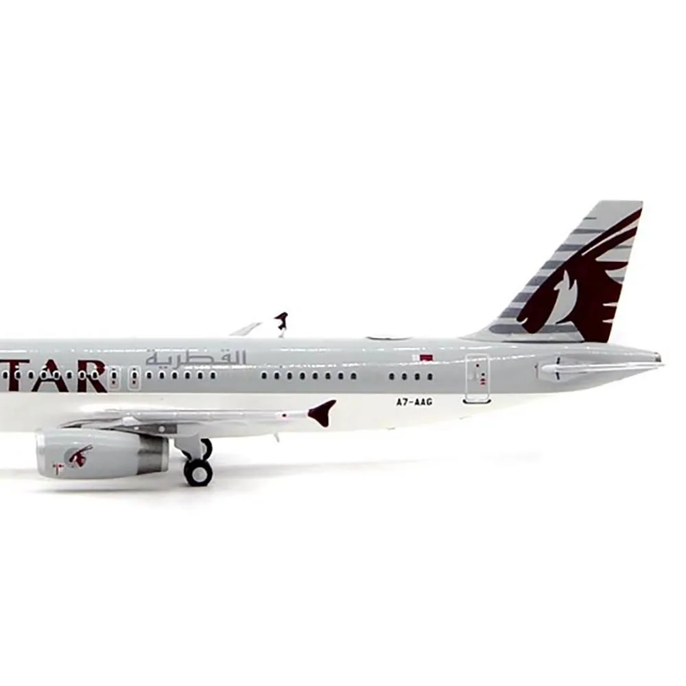 Diecast PandaModel 52319 Qatar Airways A320 A7-AAG Alloy Aircraft Model 1/400 Scale Finished Simulation Aeroplane Model Gift