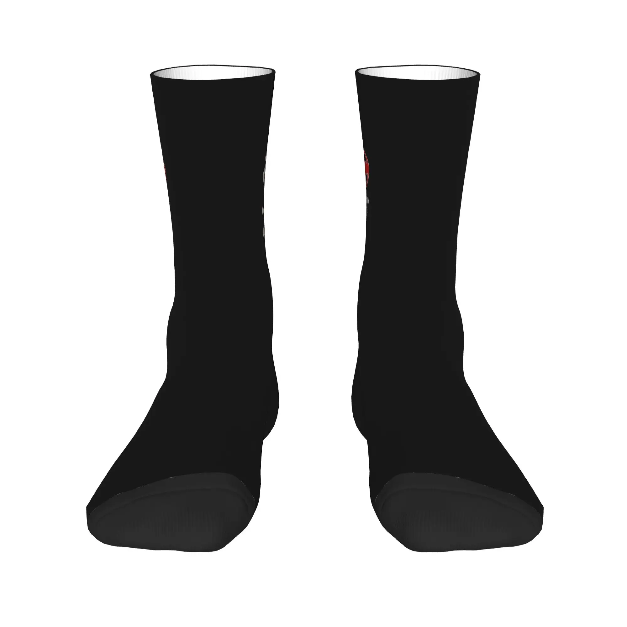 Custom Karate Kyokushin Dress Socks Men's Women's Warm Fashion Martial Arts Crew Socks view 2