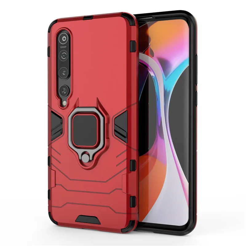 For Xiaomi Mi 10 5G Case Shockproof Armor Silicone Cover Hard Phone Case For Xiaomi Mi 10 5G Protective Cover For Xiaomi Mi 10