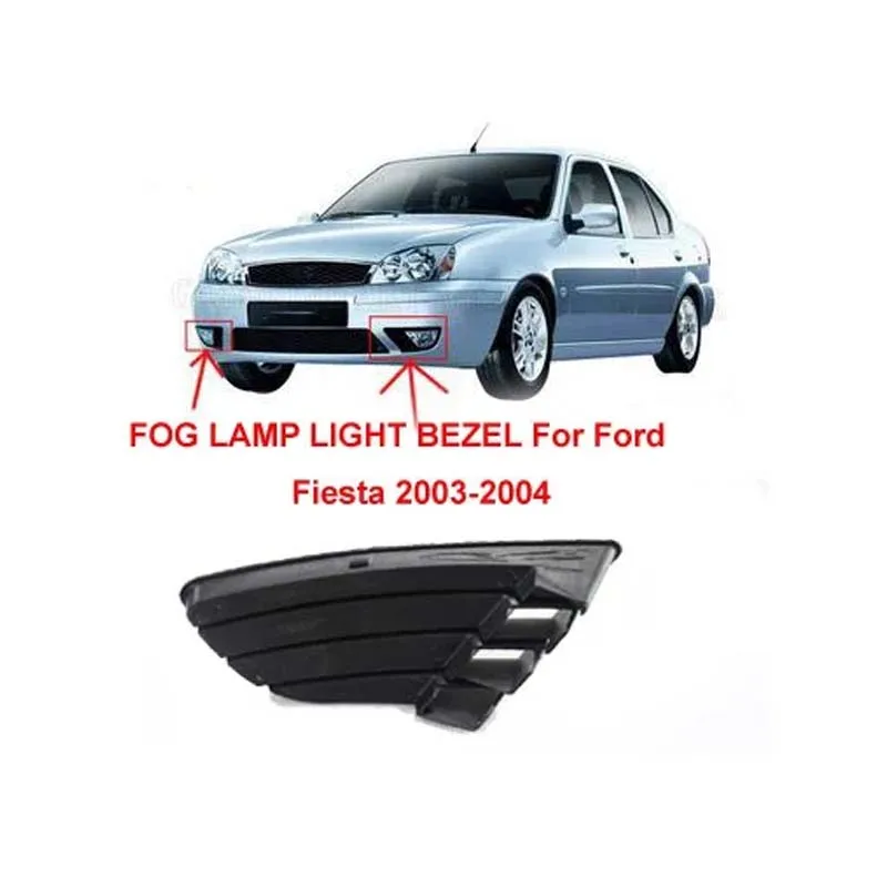 Right & Left FOG LAMP LIGHT BEZEL for for Ford Fiesta 2003-2004 lamp frames Fog Lamp Bezel Fog Lamp Light Covers