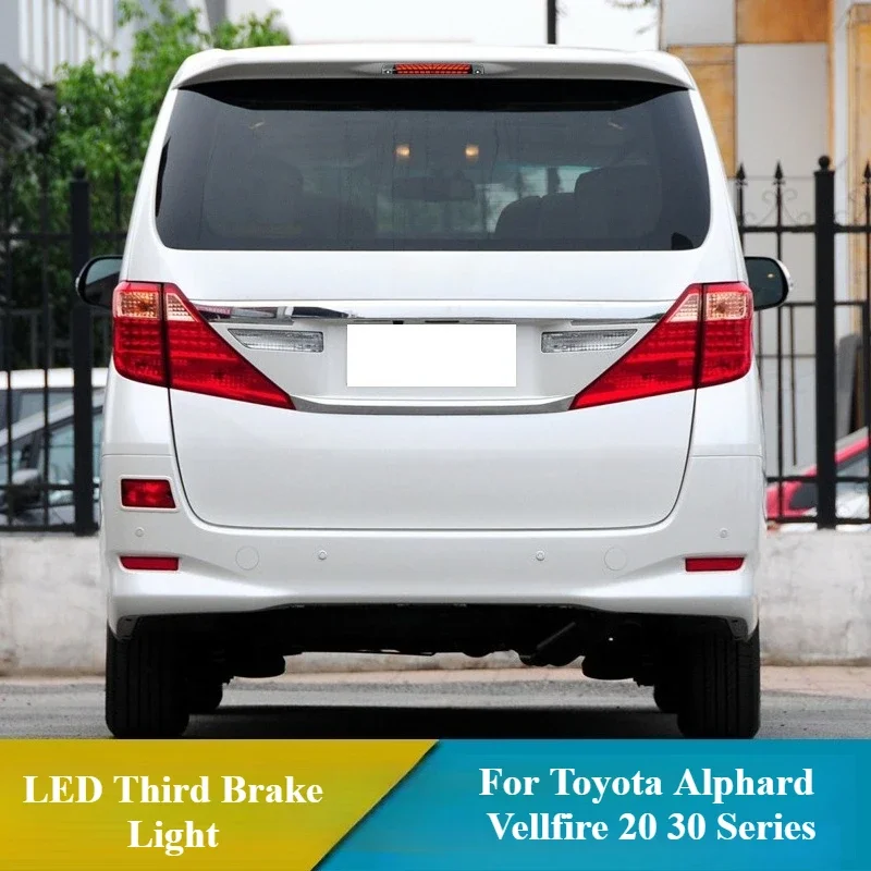 

For Toyota Alphard‌/Vellfire 20/30 Series 2008-2022 Car Led High Brake Light DRL Dynamic Turn Signal Brake Flashing