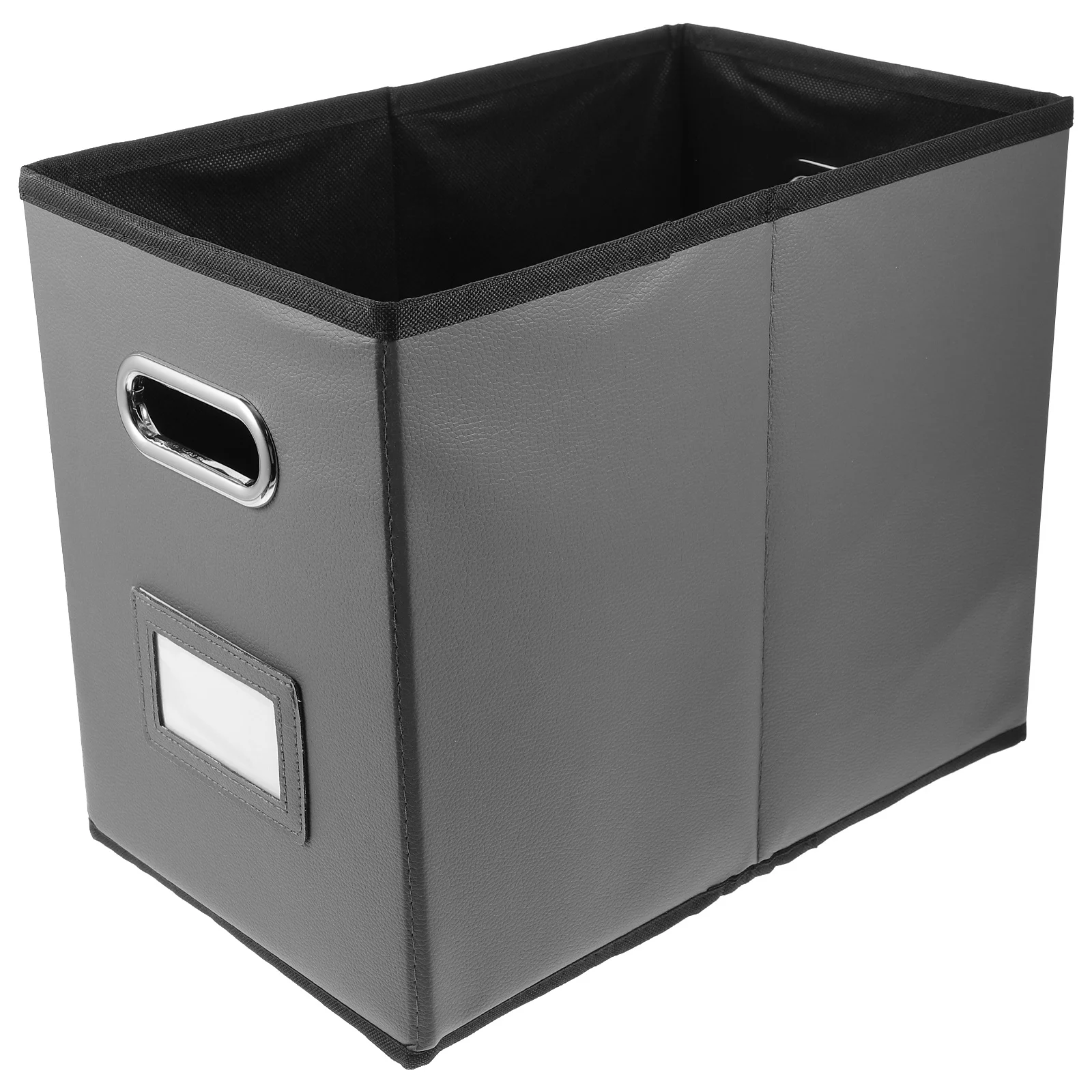 سلة تخزين صندوق أشتات بمقابض مزدوجة منظم الملفات متعدد الأغراض للاستخدام المنزلي منظم تخزين لقرطاسية مستحضرات التجميل #2