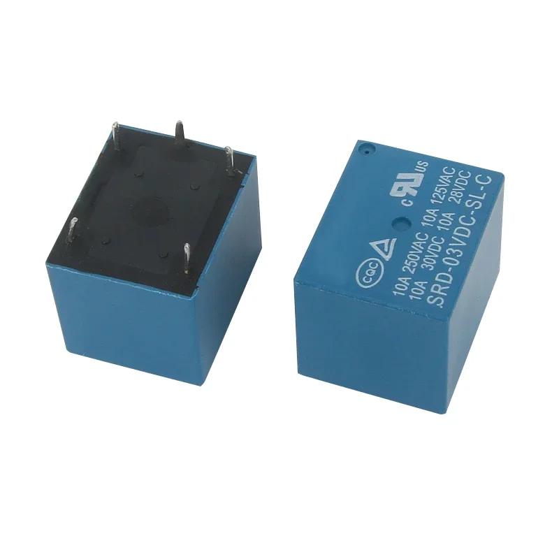 Relays SRD-03VDC-SL-C SRD-05VDC-SL-C SRD-06VDC-SL-C SRD-09VDC-SL-C SRD-12VDC-SL-C 3V 5V 6V 9V 12V 24V 48V 10A 250VAC 5PIN