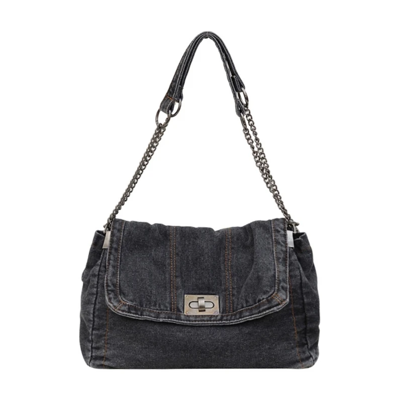 

Fashion Chain Crossbody Bag for Women Simple Bag Large Capacity Shoulder Bag Shopping Bag Commuting Bag