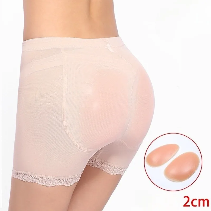 Butt Lifting Panties Removable Silicone Hip Pads Enhancer Shaping Underwear Lace Breathable Thick Buttocks Enhancement Boost