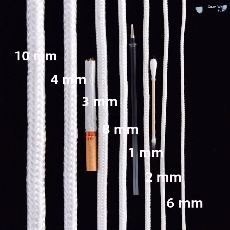 Nylon Rope Binding Rope Tent Rope Wear Resistant Outdoor Sun Protection Pull Rope Woven Thick Flagpole Rope Laundry Rope Poly...