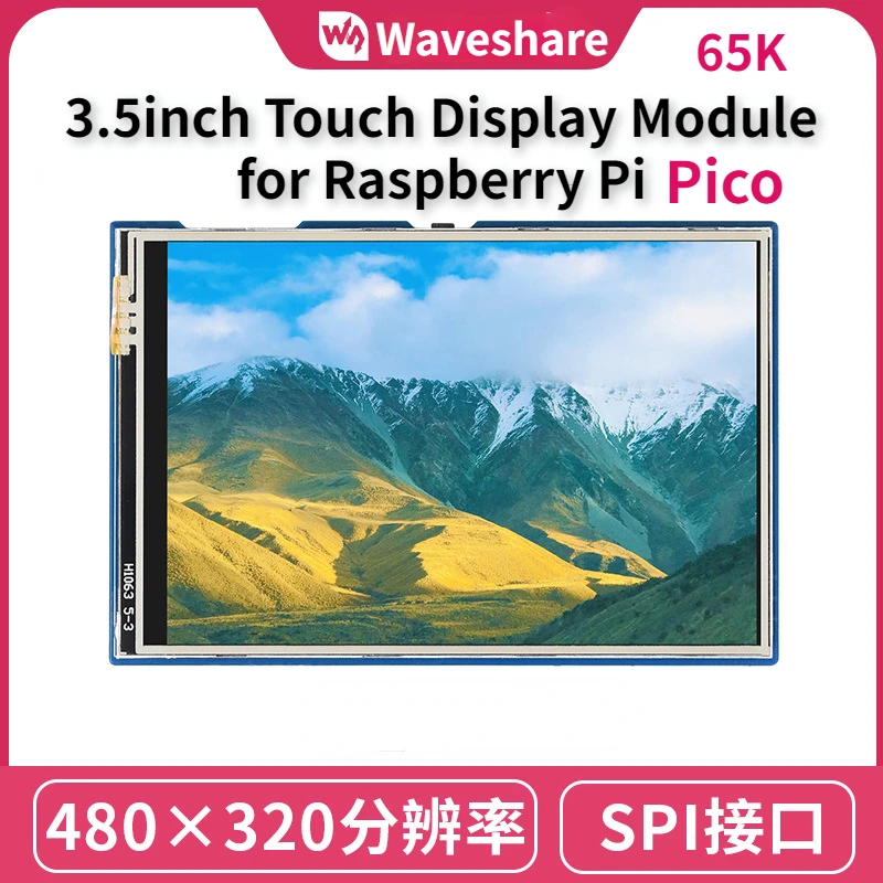 

Новый 3,5-дюймовый сенсорный экран SPI для Raspberry Pi Pico 65K, цвета 480x32 0 пикселей, резистивный сенсорный контроллер XPT2046