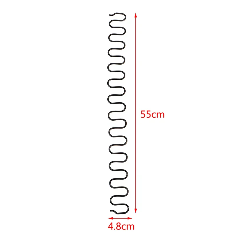 1pc 55cm Replacement Sofa Chair Springs, Furniture Spring with Clips Accessories Home Use