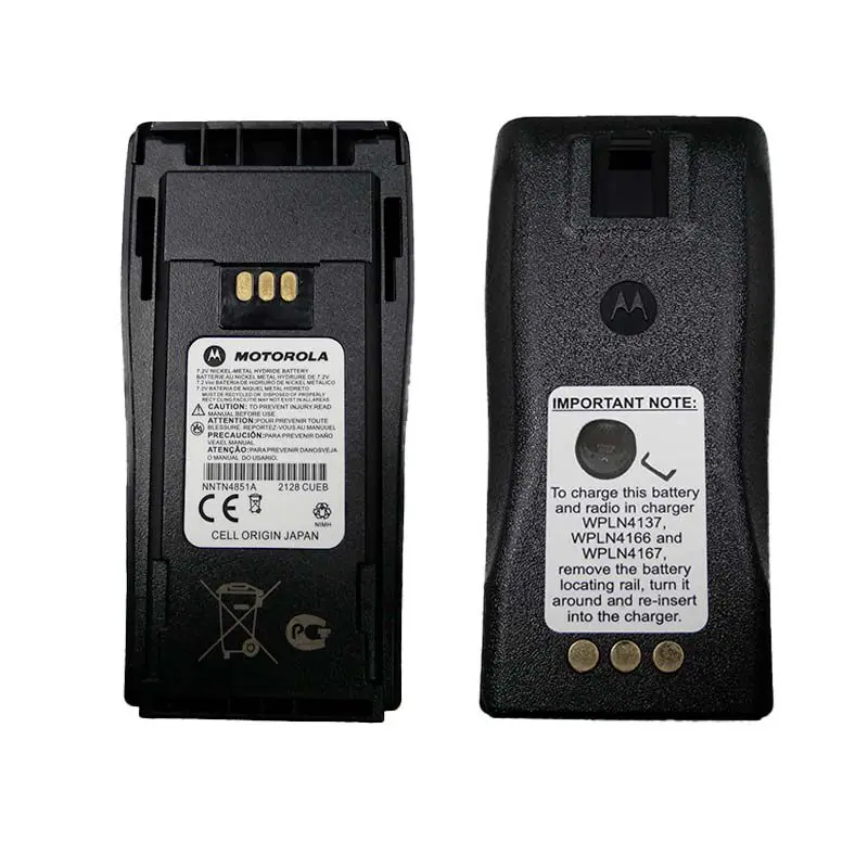 

Аккумулятор Ni-MH NNTN4851A 1400 мАч 7.2В для раций Motorola GP3188, GP3688, GP3988, EP450, CP040, DEP450