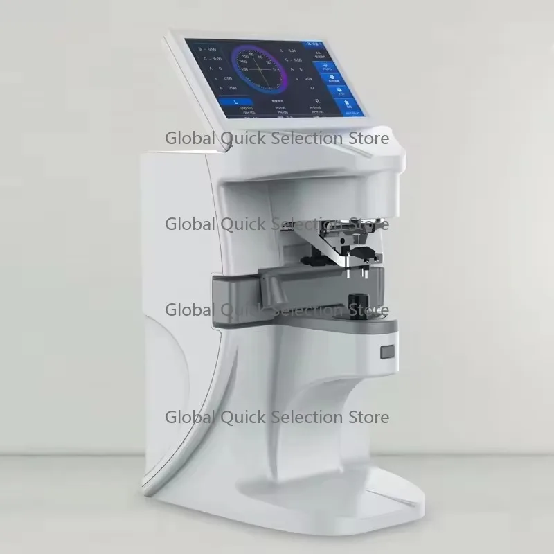 Optical Lens Testing Equipment Auto Lensmeter UV&Blue Light Check Automatic Pupillary Distance Measure Printing Function