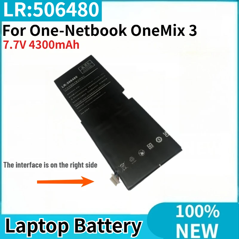 

100% New High Quality LR:506480 Laptop Battery 7.7V 4300mAh for One-Netbook OneMix 3 Replacement Battery