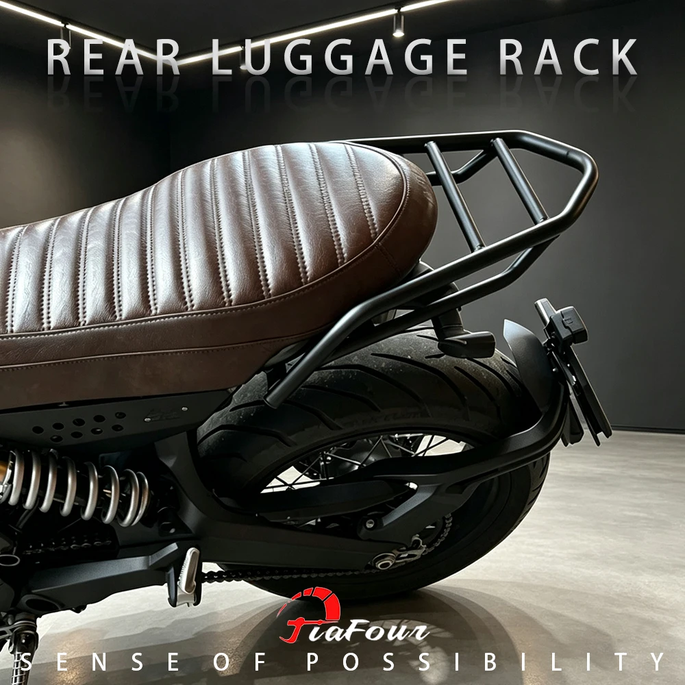 Rear Luggage Rack For SCRAMBLER 400 SIXTY2 16-22 SCRAMBLER 800 2015-2022 Motorcycle Rear Tail Rack Rear Suitcase Carrier Shelf