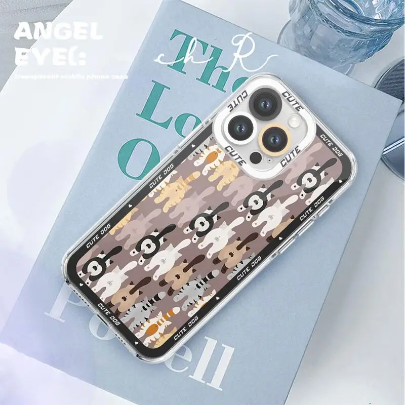 Bonita funda de teléfono de gato y perro para motocicleta Moto G32 G22 G72 Edge 40 5G G52 G71 G73, funda de TPU suave