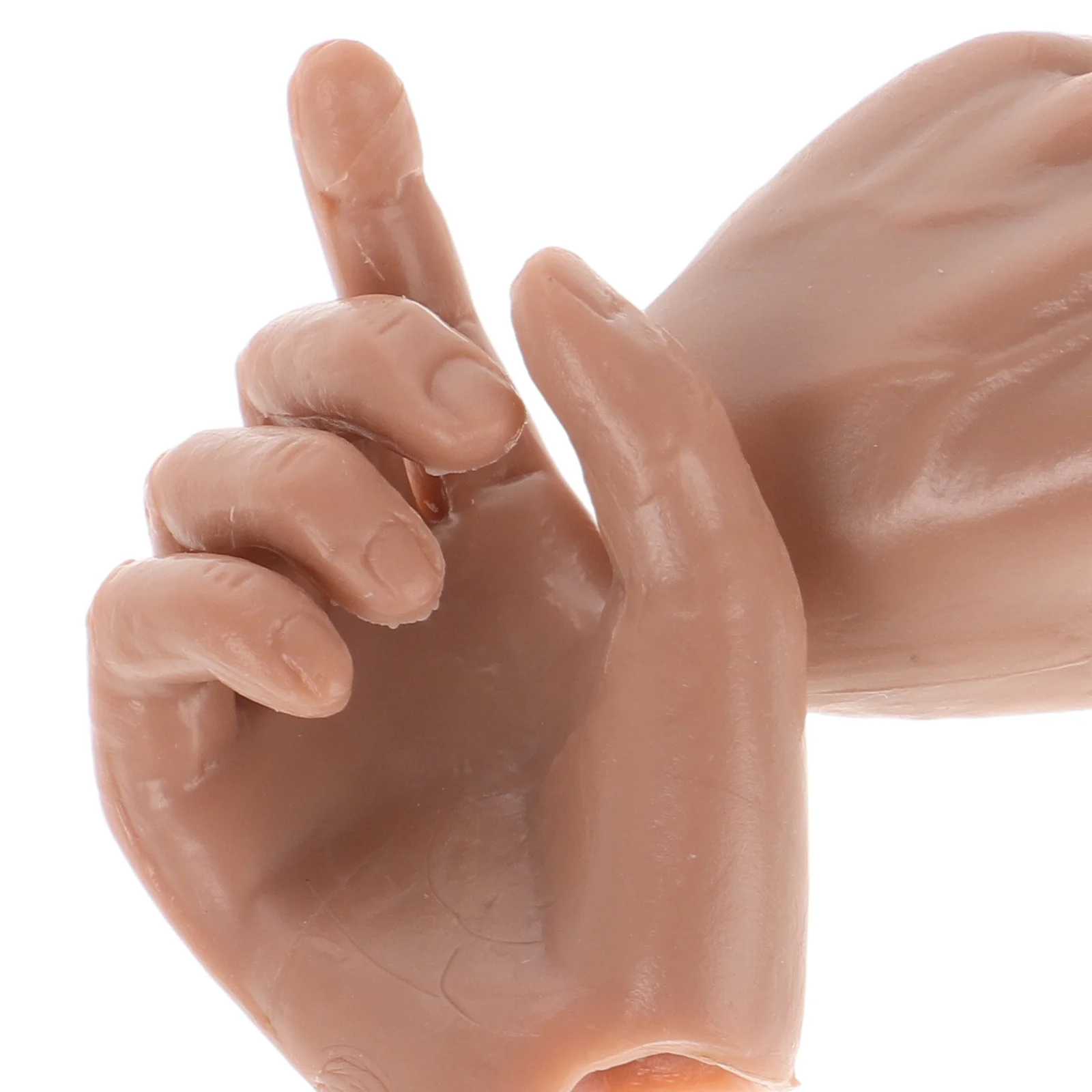 2 คู่ 1/6 ขนาด อะไหล่ทำมือ นิ้วมือจำลองเหมือนจริง สำหรับ BJD งาน DIY อุปกรณ์เสริมงานฝีมือ BJD