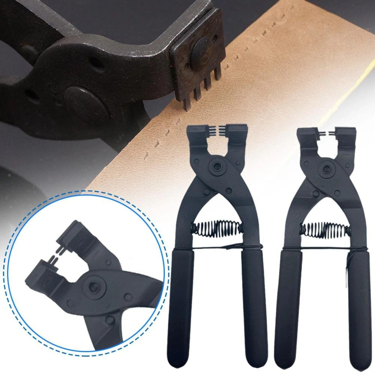 

The Ultimate Superior Genuine Leather Craftsmanship Tool - Reliable and Professional Heavy-Duty Leather Punch for Precision and