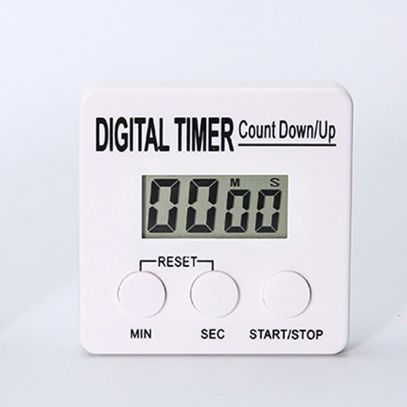 Timer 99 Minutes Adjustable Electronic Countdown Timer Kitchen Reminder Magnetic Strap Stand