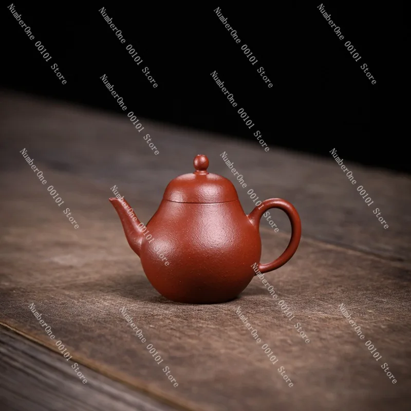 Authentic Yixing Zisha Teapot Original Ore Raw Clay Zhuni 100cc Small Gao Li Pear Shape Gongfu Tea Set Handmade Mini Teapot Kung