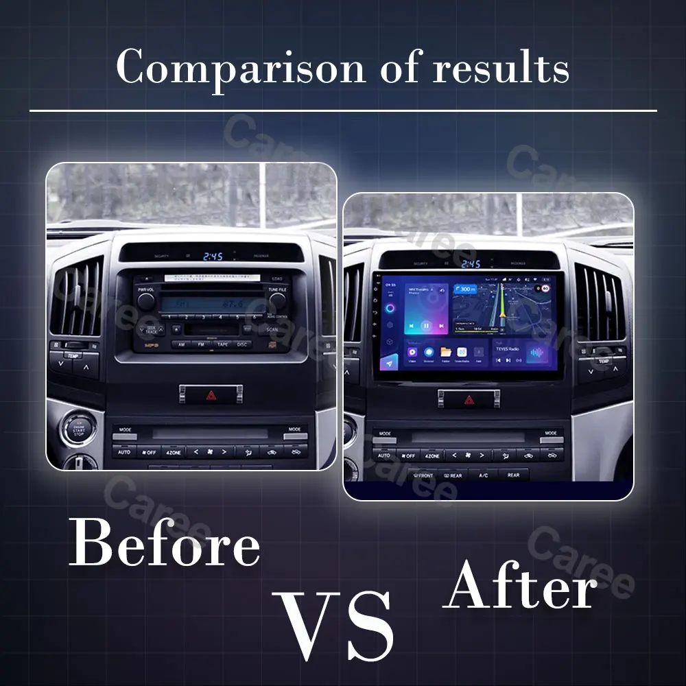 For Toyota Land Cruiser 200 2007 - 2015 10.1 Inch Android Car Radio Multimedia Player Navigation GPS Wireless Carplay DSP Wifi