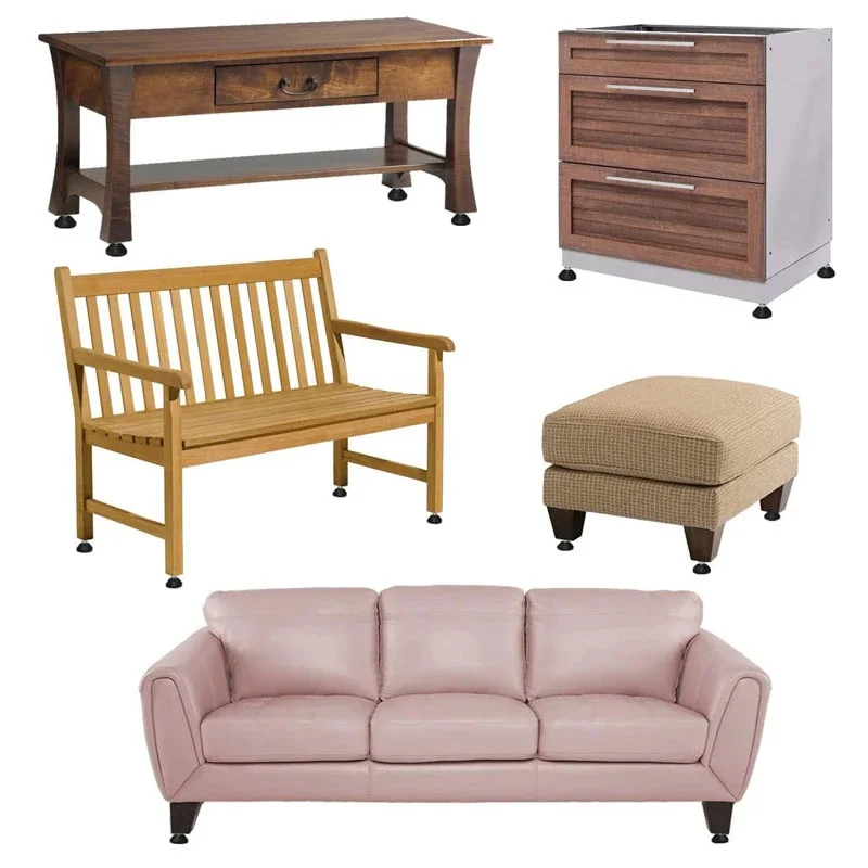 M8 M10 M12 Thread Type Furniture Support Leg Adjustable Table Leg Levelling Feet Articulating Leveling Legs