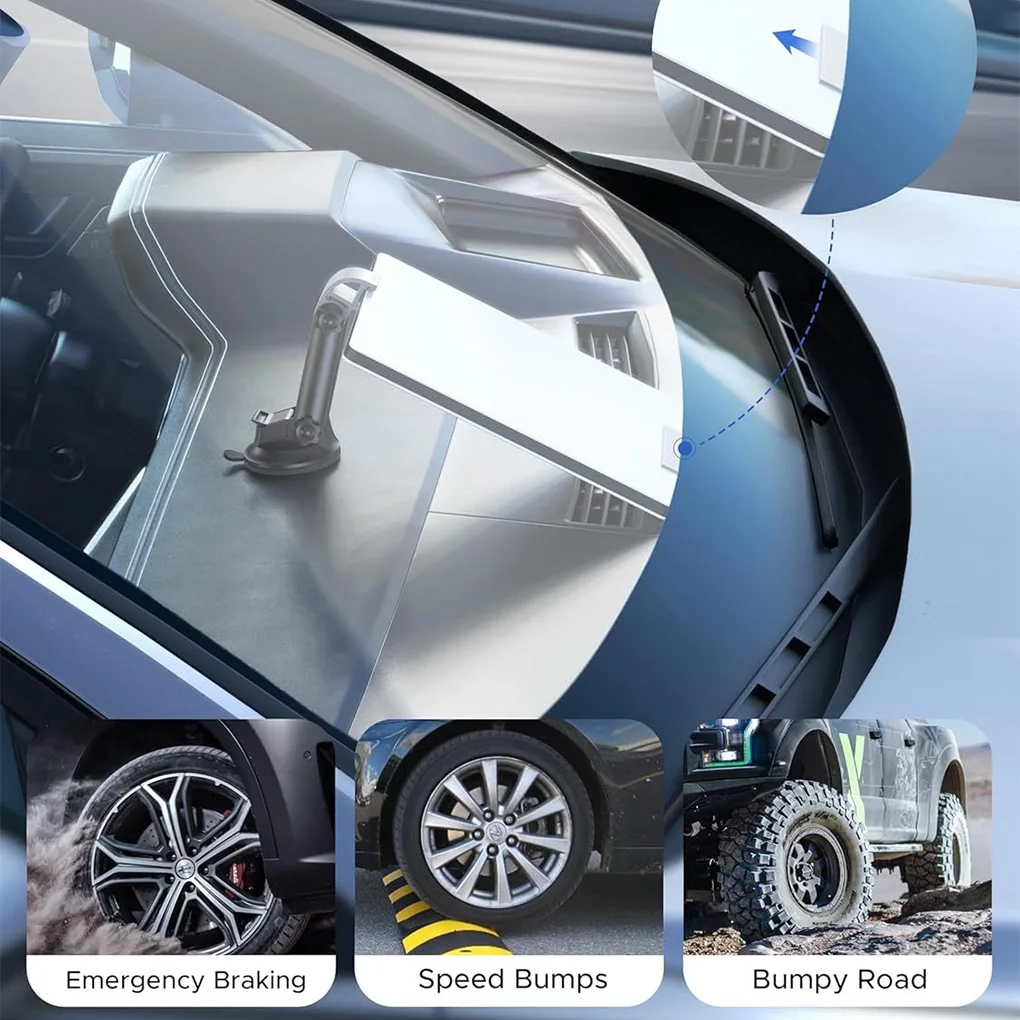 Starlink 미니 자동차 마운트 용 대시 보드 장착 키트 스티커 흡입베이스 각도 조절 가능 안전한 홀드 자동차 흡입 컵 마운트