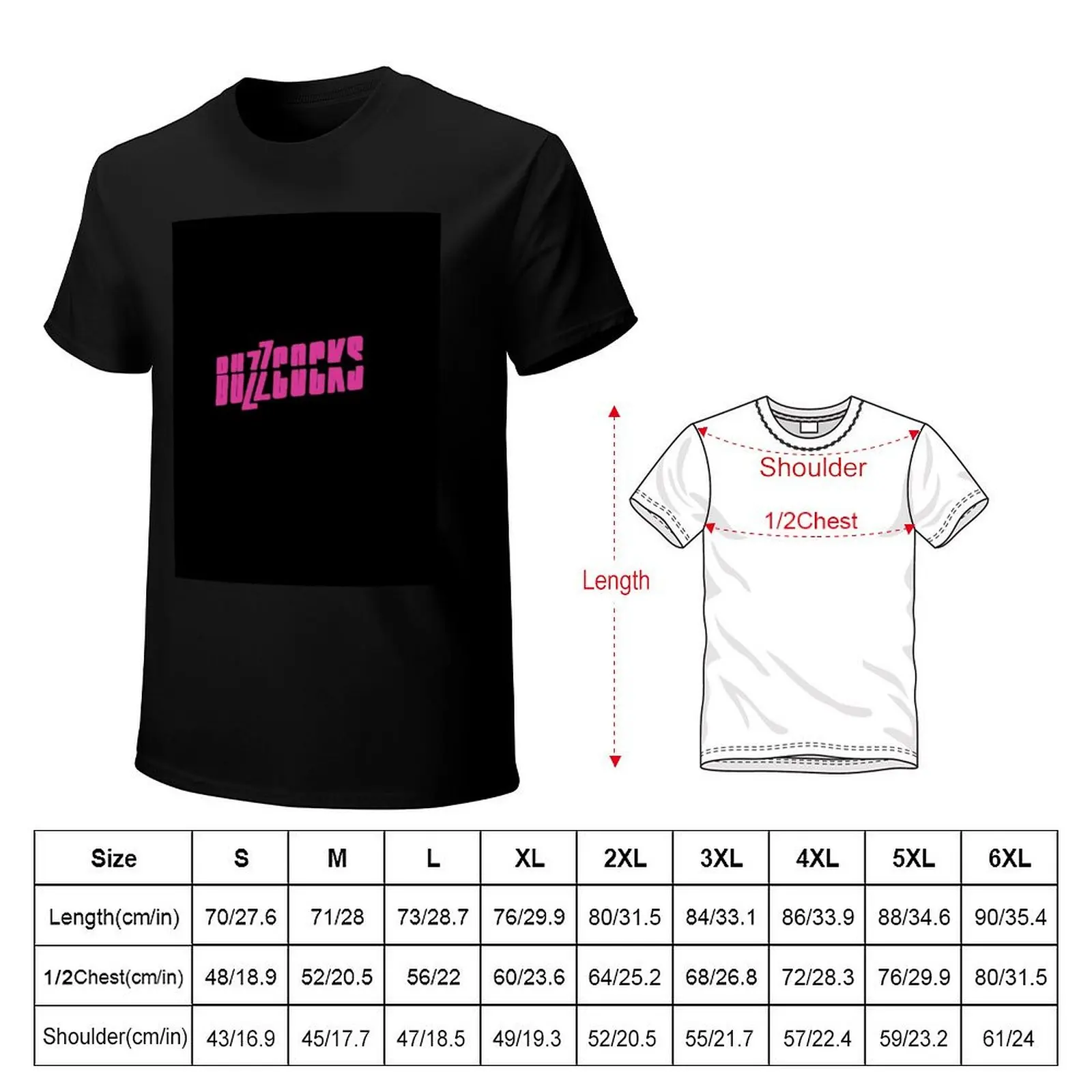 buzzcocks T-Shirt Soft Cotton Print T-Shirt