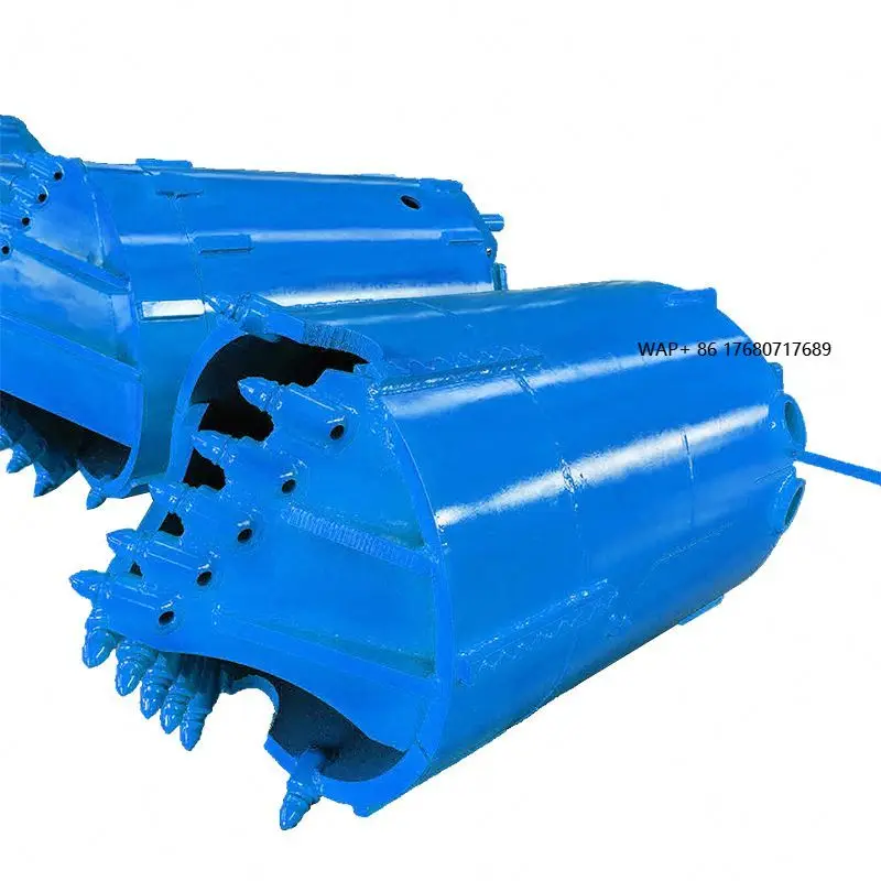 Bauer Soilmec Open Type Body Earth Drill Tools Construction Rig with Bullet Teeth Open Type Drilling Bucket Machinery Parts
