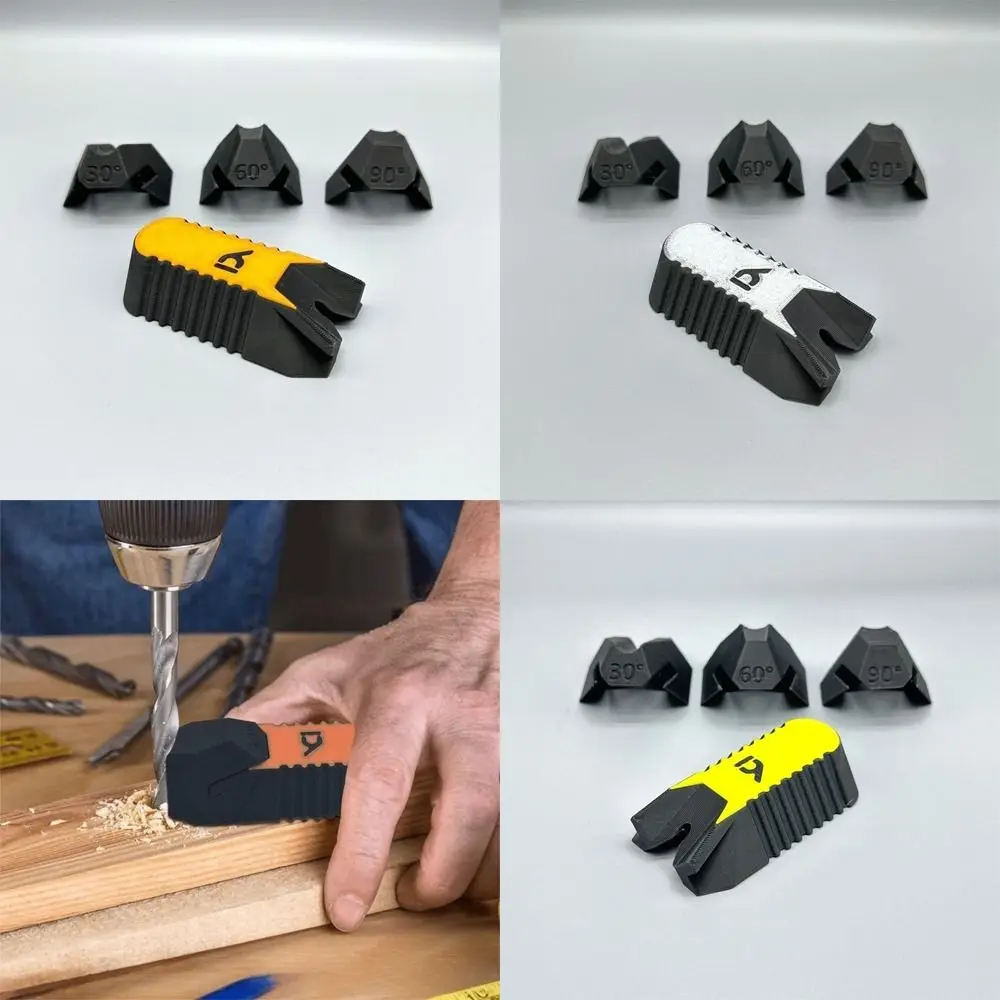 

Набор сверл с тремя направляющими 30 ° Угол 90° ° Угловой деревообрабатывающий зажим Durable 60 ° Угловые направляющие Аксессуары для деревообрабатывающих приспособлений