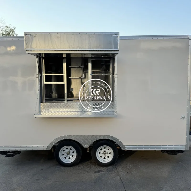 Mobile Food Cart Manufacturers Concession Food Trailer Vending Cart with Fully Equipment 2025