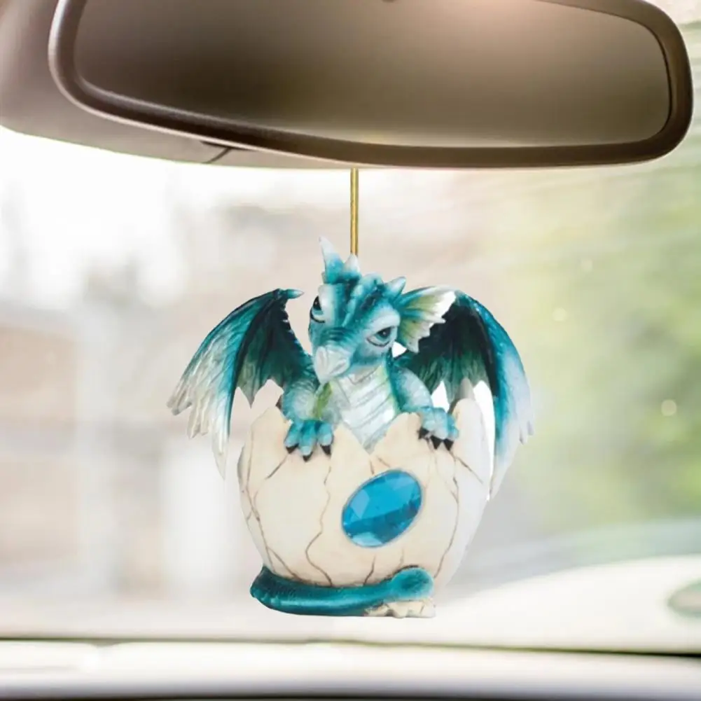 Swinging Dragon Car Mirror Hanging Ornament Christmas Tree Car Pendant Decoration Acrylic Versatile Car Interior Accessories