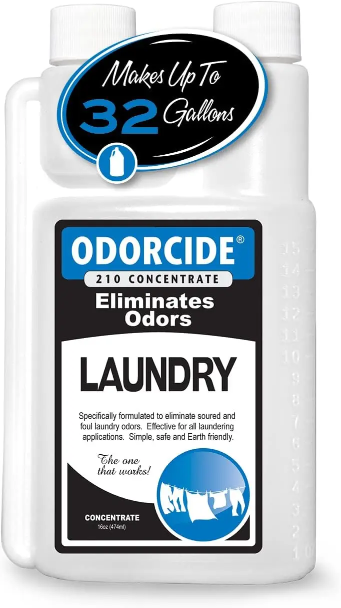 

Нейтрализатор запаха для белья с ароматом свежего льна, устраняющий сильные запахи, безопасный, неэнзиматический (16 унций)