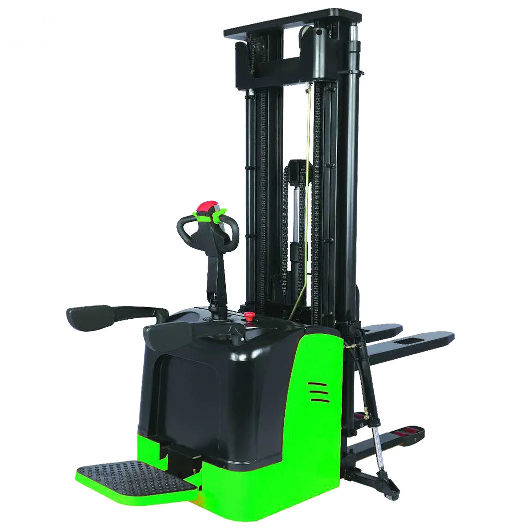 

1.6m lifting lifter stacker 1200kg electric walkie pallet hydraulic lift forklift full electric stacker