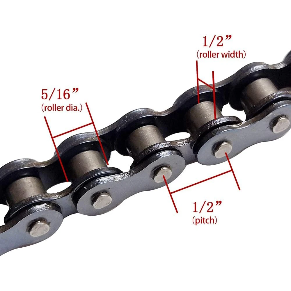 420 Chain 102 Link 50cc 70cc 90cc 110cc 125cc Motorcycle Dirt Pit Bike ATV Quad