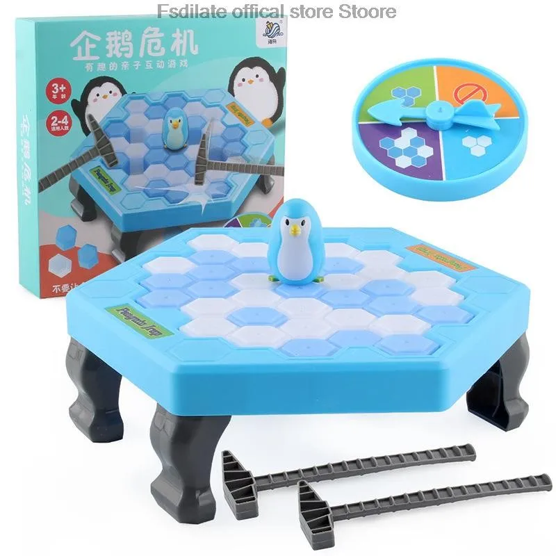 

Penguin Breaking Ice Table party Game Parent-child Interactive Puzzle Toys for kids family games Children's Toy Birthday gift