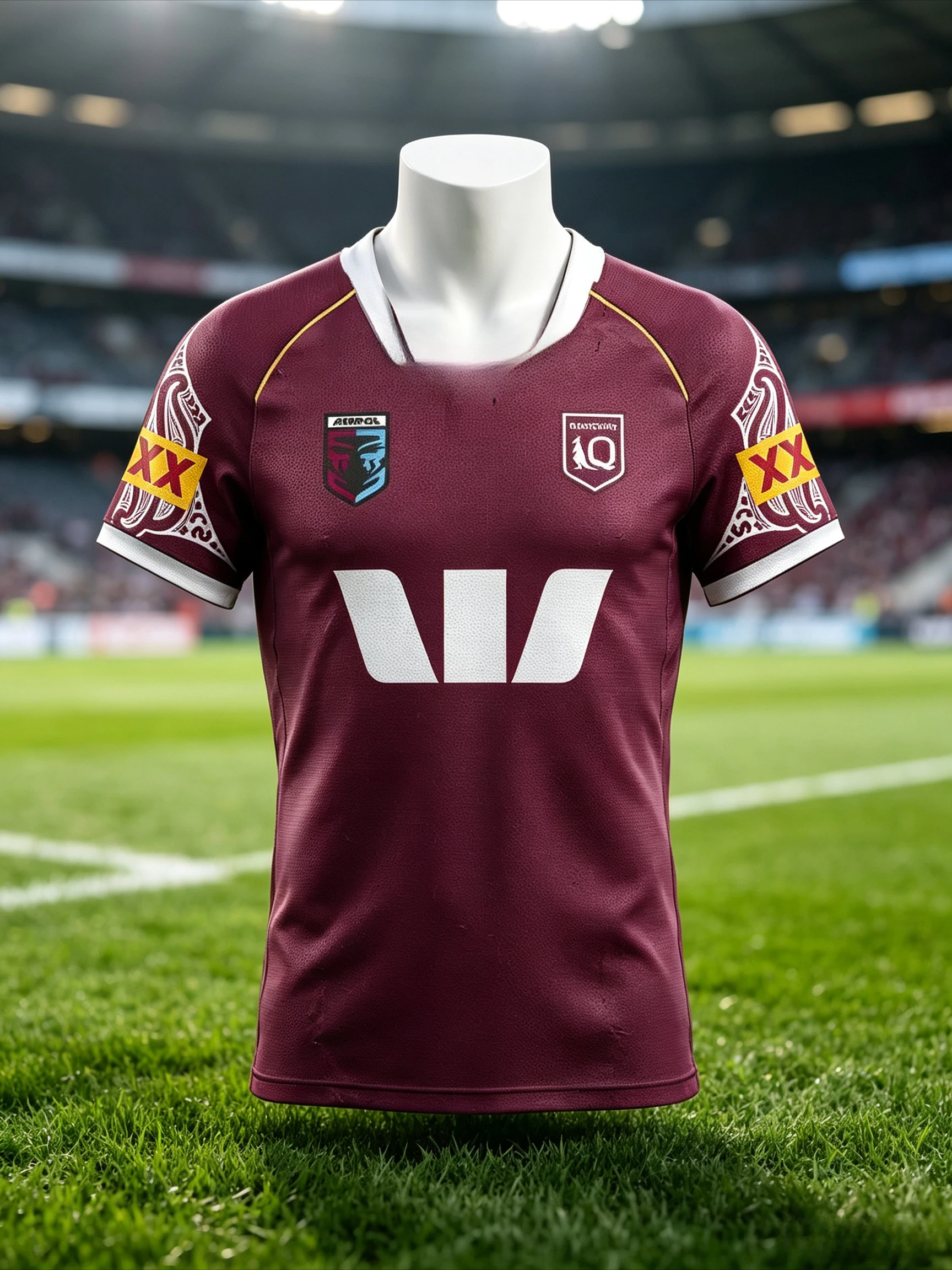 2026 Queensland Maroons State of Origin Rugby League Jersey Men Short Sleeve Football Shirt Quick Dry Fans Training Uniform