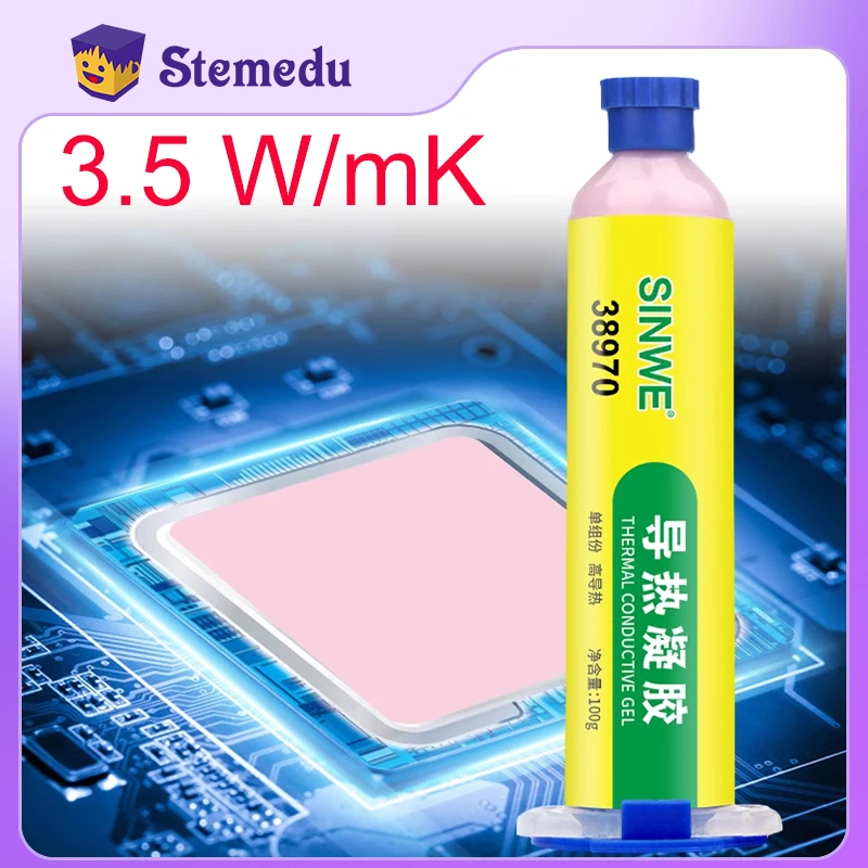 High Quality CPU Thermal Conductive Gel New Energy Storage Inverter IGBT GPU Thermal Paste Gel Grease Paste Silicone Plaster DIY