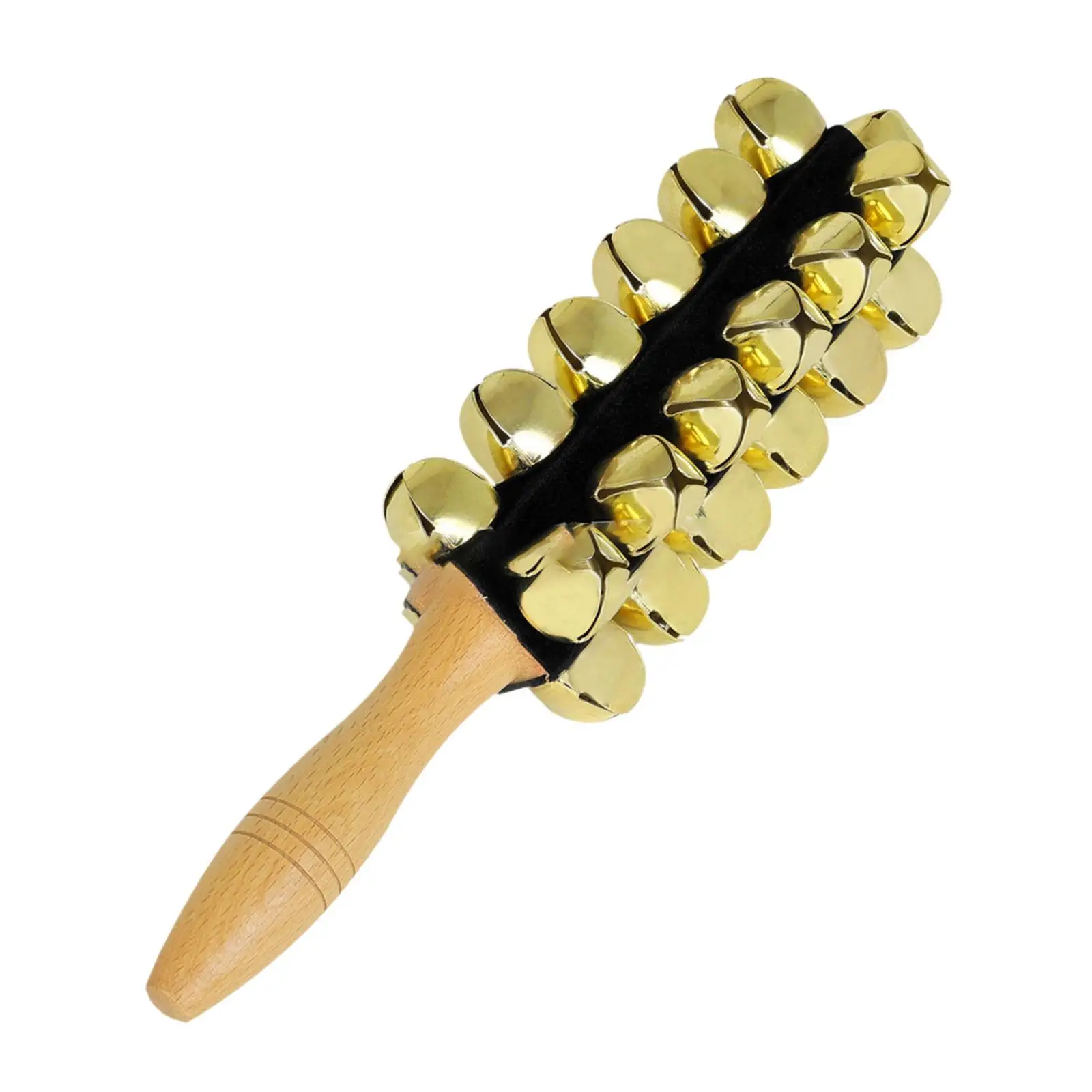 25 sinos de trenó com alça, decoração, brinquedo educacional, instrumento de percussão, chocalho para carting, aniversário, natal