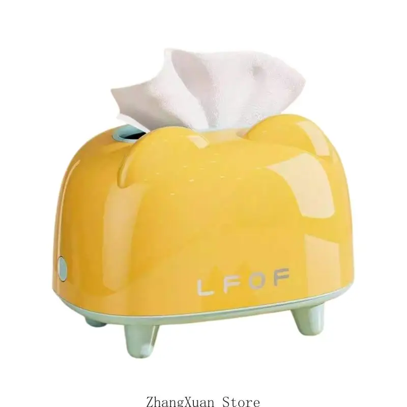 Kunststoff Tissue Dispenser Box Papier Handtuch Lagerung Container Desktop Dekoration 3XUF – Detail 2