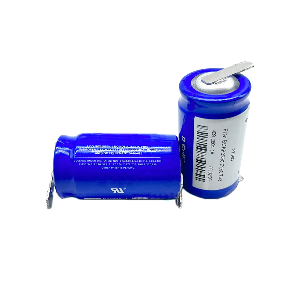 1 peça bcap0350 e250 t03 super capacitor 2.5v350f usado para módulo retificador de automóvel 2.7v350f