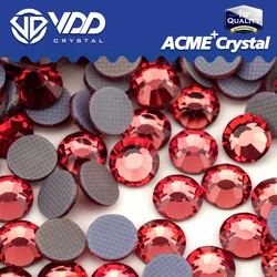 VDD 016 Padparadscha ACME+Series Glass Hot-Fix Rhinestones Crystal Glitter Flatback Diamond Strass Stones DIY Garment Decoration
