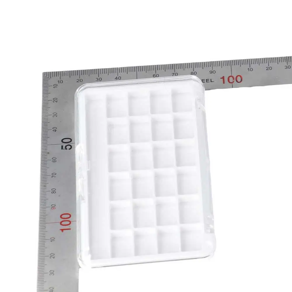 24칸 파우더 홀더 립밤 용기 메이크업 팔레트 화장품 도구 리필 가능한 팔레트 빈 아이섀도우 디쉬